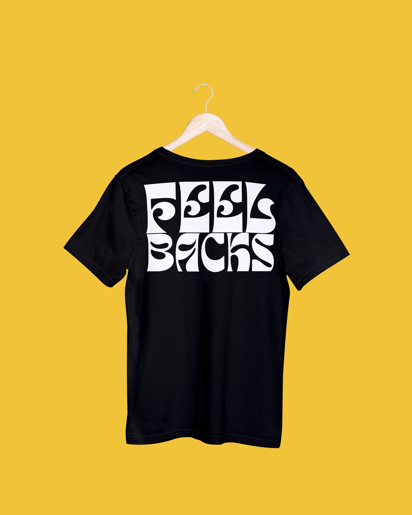 Feelbacks Skull & Logo Tee - BLACK